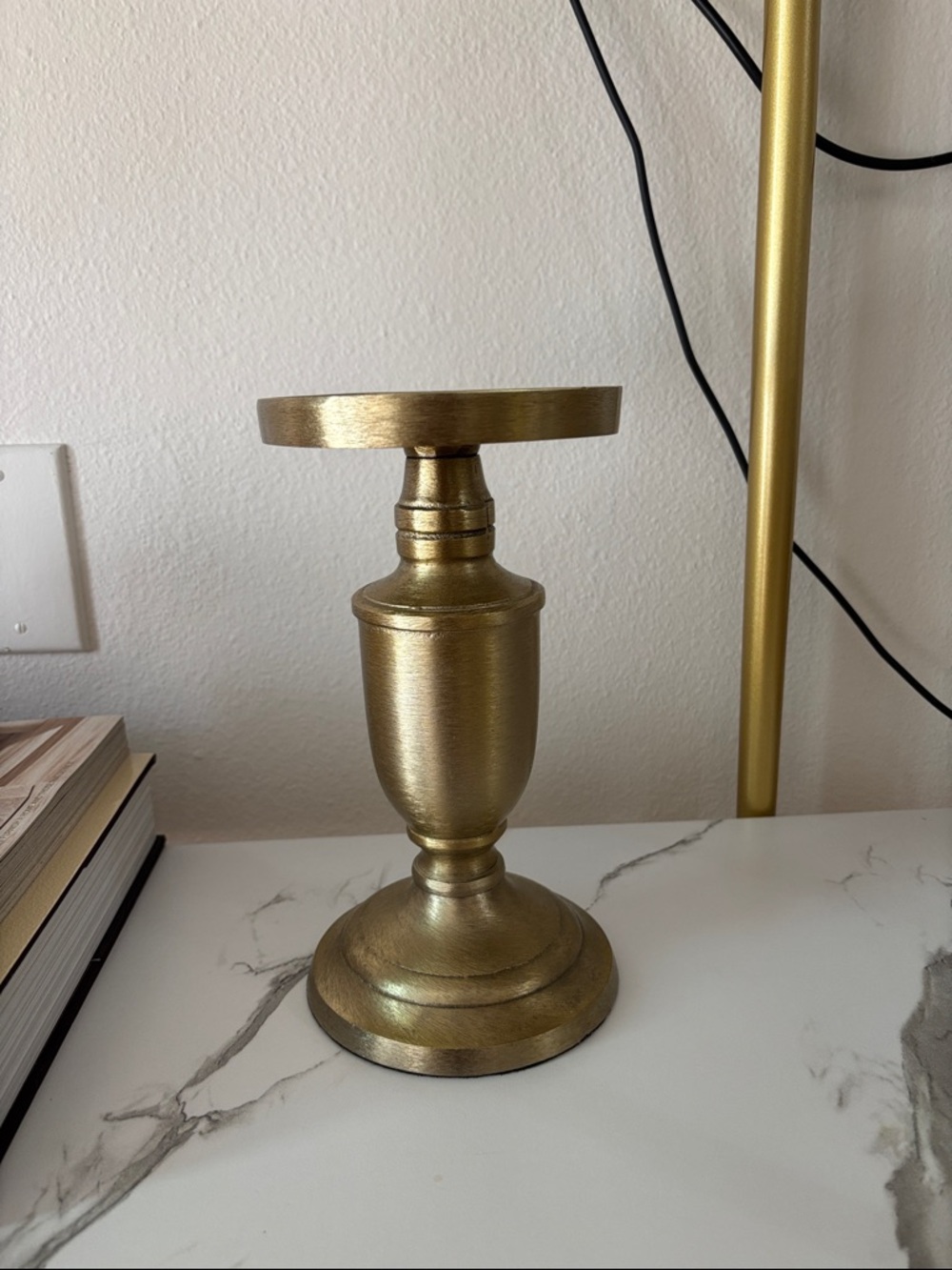 Gold Candle Holder